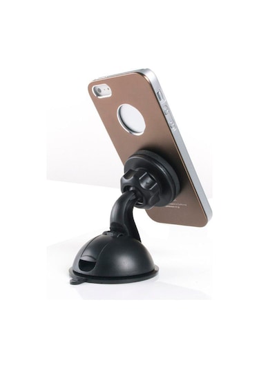 Universal Araç İçi Telefon Tutacağı Vantuzlu Mıknatıslı Tutucu
