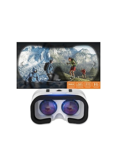 Trendooze G05a 5. 3d Vr Gözlük Y1 Beyazlı Sanal Gözlük Cz