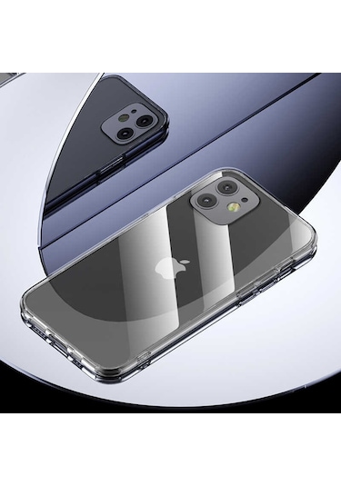 Benks Apple Uyumlu iPhone 12 Mini Kılıf Benks Magic Crystal Clear Glass Kapak ZORE-218493