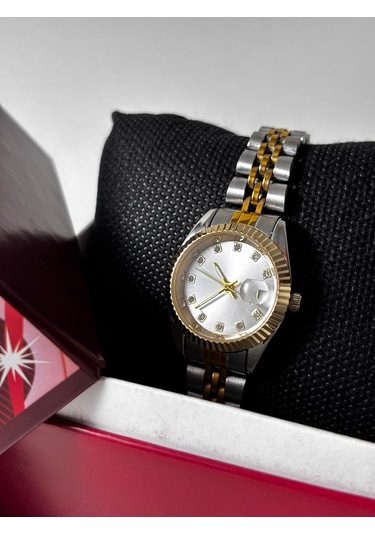 Yafani Gold Gümüş Kordon Kadın Kol Saati Gümüş - Altın