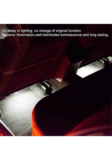 4 Adet Led Ayak Boşluğu Aydınlatması İç Aydınlatma Kablo Demeti 4e0947415a A3 A4 A5 A6 A7 A8 Q İle Uyumlu