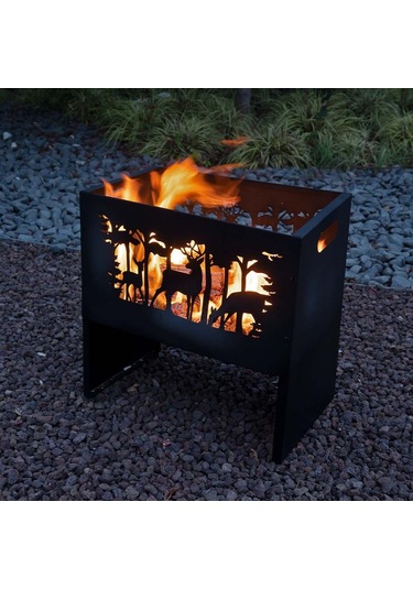 Geyik Desenli Şömine