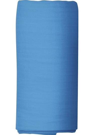 Pamuklu Mavi 160X200 + 2x(50X70) Çift Kişilik Lastikli Çarşaf Ve