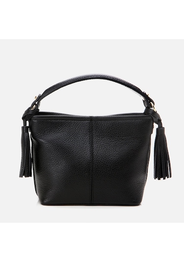 Hotiç Hakiki Deri Siyah Kadın Mini Çapraz Çanta 03cah297040a100 Siyah-black Siyah