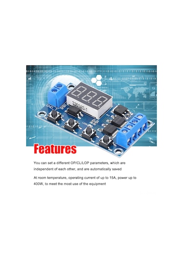 Youmex Dual Mos Transistörlü Kontrol Paneli - Sürekli Devre Açma/kapama, Gürültüsüz, 15a 400w, Motor/aydınlatma Kontrolü, 5-36v Dc
