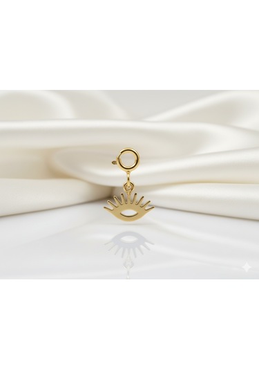 Ariş Göz Sembolü Charm Altın Kolye Ucu