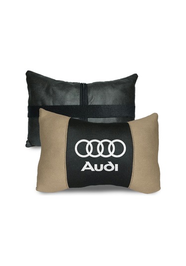 AUDI 100% PAMUKLU OTO ARAÇ OTO BOYUN YASTIK 2 ADET