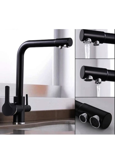 3 Yollu Arıtma Bataryası Şebeke Ve Arıtma Çıkış SİYAH