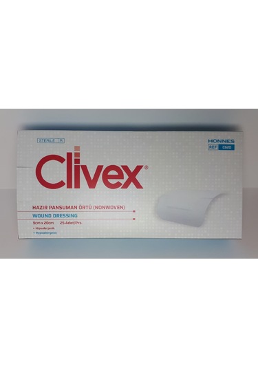 Hazır Pansuman Örtü Nonwoven 9cmx20cm 25 Adet C620