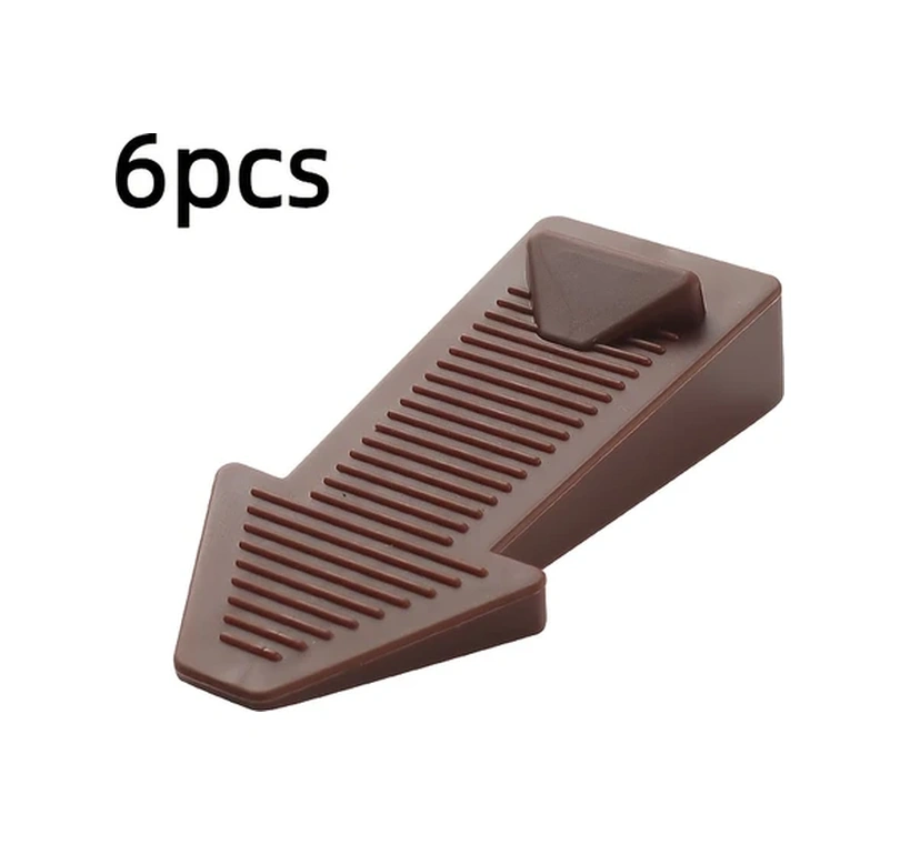 Cordial 6 Adet Kahverengi Kapı Tutucu Taban Koruyucu Anti Kaygan Paspas Halı Ve Seramik Diğer