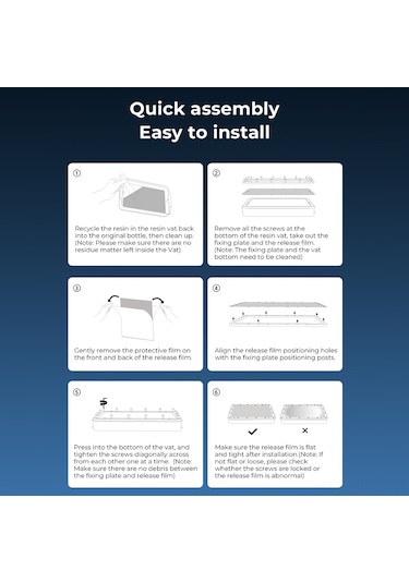 Honmex Creality 5 Adet Fep Kalıp Filmi - Yüksek Işık Geçirgenliği - Halot-mage Pro/mage Ve Diğer 10 İnç Lünetler İçin Uyumlu 286x198x0.15mm Şeffaf