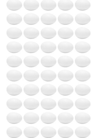 Yuntech01 50 Adet Plastik Somut Güvercin Yumurtası - Yetiştirme İçin Yaratıcı Kuluçka Yardımcısı - Ortam Dostu Ve Güvenli Malzeme