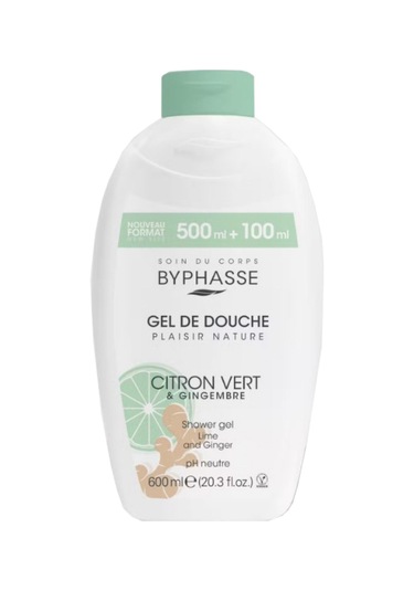 Byphasse Plaisir Natura Limon & Zencefil Duş Jeli 600 ML