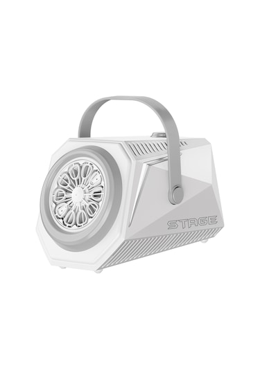 Hfambition Aa Pil İle Çalışan, Işık Özellikli, Taşınabilir Sahne Balon Makinesi - Dış Mekan Ve Düğün Partileri İçin Beyaz 10.1"