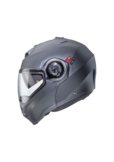 Caberg Duke Evo Çene Açılır Motosiklet Kaskı Mat Metalik Gri