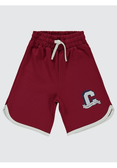 Civil Boys Erkek Çocuk Kapri 6-9 Yaş Bordo