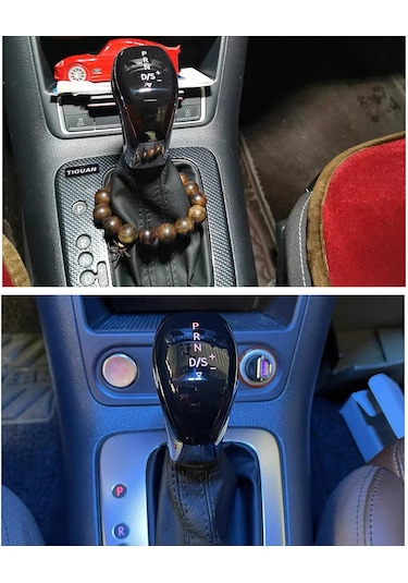 Uiowoo Magotan Işıklı Vites Kolu Otomobil İç Mekan Aksesuarları Cc Lavida New Bora Sagitar Lavida Passat Tiguan Golf Beyaz Lamba, Galvanizli