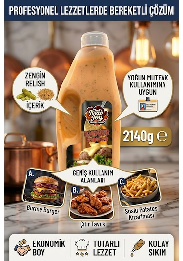 Burger Sos 2140 G X 6 Adet - 1 Koli Koli Bazlı Avantaj Paketi