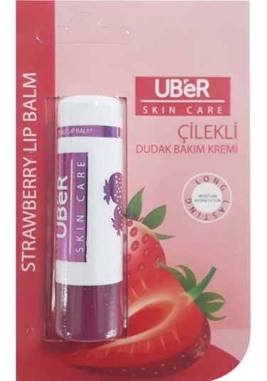 Uber Lip Care Çilekli Dudak Bakım Kremi