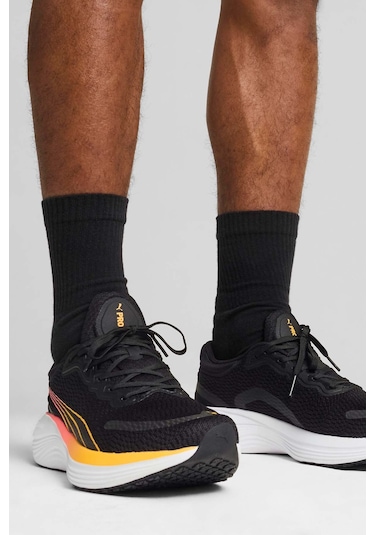 Puma Scend Pro Siyah Erkek Koşu Ayakkabısı 000000000101991442 Siyah - Turuncu
