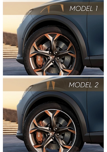 Cupra Formentor Jant Kaplama Sticker / Model 1