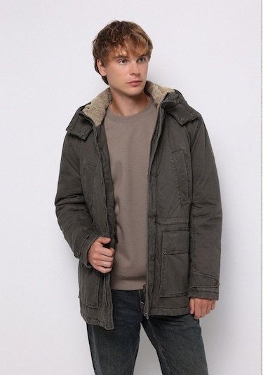 Colins Regular Fit Erkek Yeşil Kaban Cl1076213 Q1.v1 Dkh Haki