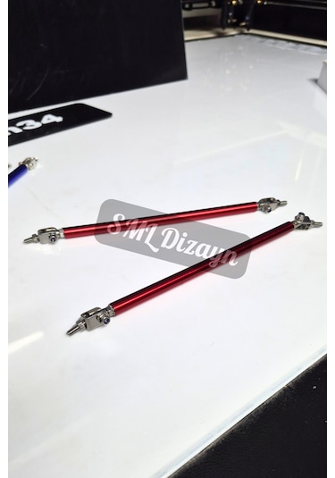 Universal Ön Lip Tutucu Karlık Yay Amortisör Kırmızı 20 Cm 2 Adet