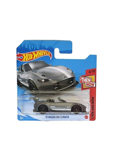 Hot Wheels Tekli Arabalar 15 Mazda Mx-5 Mıata Gri Gtc67