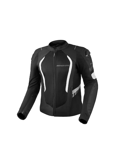 Shima Mesh Pro 2.0 Korumalı Motosiklet Montu Siyah Beyaz