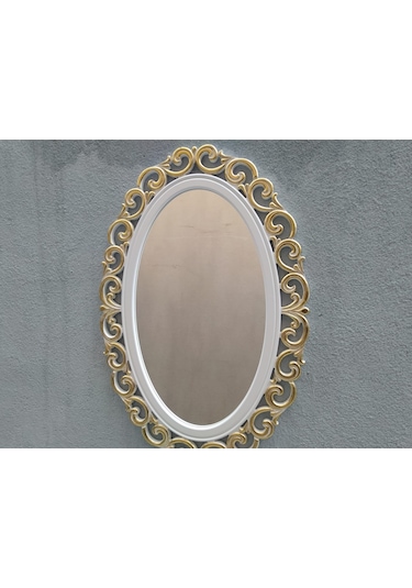 Ayna-Dresuar Motifli Model Parlak Gold Renk Kayın Torna Kutu Içi(486072426) Altın