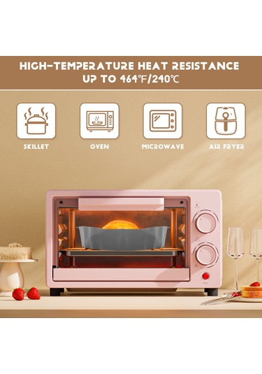 Xurunkeji 20cm Hava Fritözleri Fırın Pişirme Tepsisi Kızarmış Tavuk Sepet Matı Hava Fritöz Silikon Tencere Yuvarlak Yedek Izgara Tavası Gri Gri