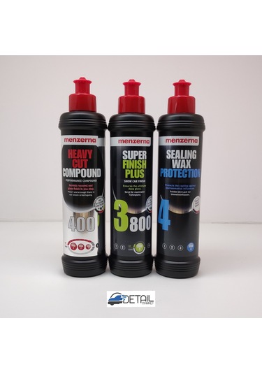 Menzerna 400 3800 Sealingwax Pasta Hare Boya Koruma Seti 250 ML