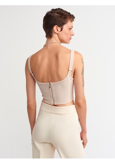 Dilvin Korse Top-Bej (530452075) Bej