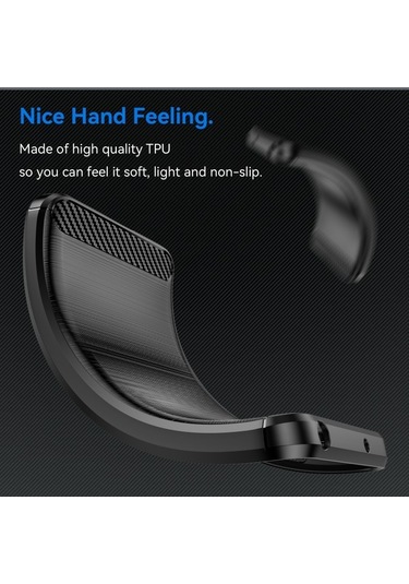 Willowhaven Honor 90 Smart Için Fırçalanmış Dokulu Tpu Kılıf