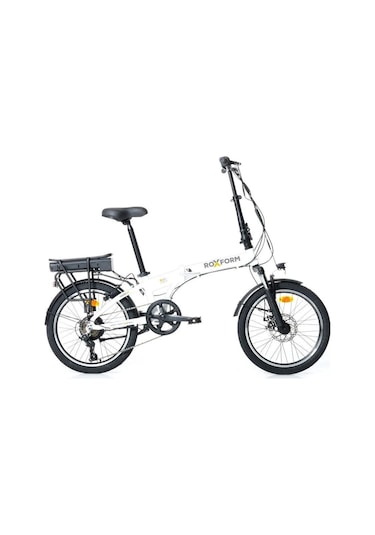 Roxform Venüs 20" Elektrikli Bisiklet Şehir İçi Kullanım İçin İdeal, Uzun Menzil E-bike Beyaz