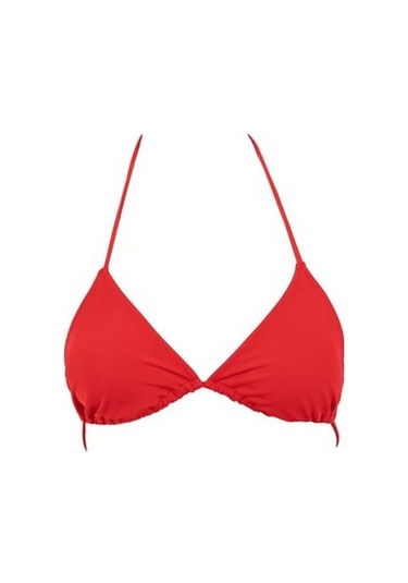 Defacto Fall İn Love Regular Fit Üçgen Bikini Üstü T3666az23sprd197 Kırmızı