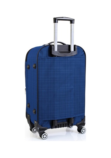 Kabin Boy 4 Teker Kumaş Valiz Saks Mavi 1081 Saks Mavi