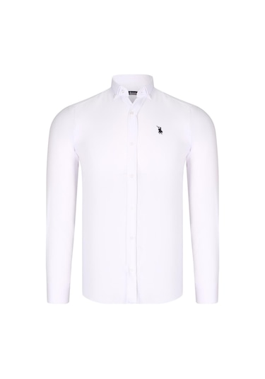 Dörtlü Set G725 Dewberry Erkek Gömlek-siyah-beyaz-lacivert-yeşil Siyah-beyaz-lacivert-yeşil