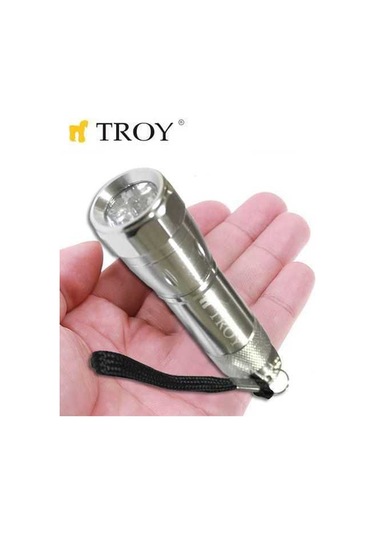 Troy 28091 Led El Feneri 24 Adet. Standlı N11.15374 Gri