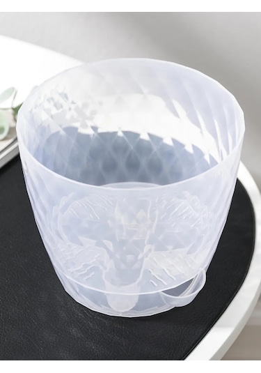 Tiko Home Şeffaf Tabaklı Saksı, 1 L 5'li S 349782255