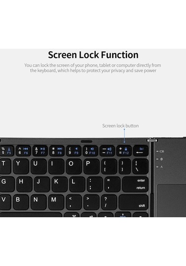 Carrier Kablosuz Bt Klavye Katlanır Klavye Taşınabilir Ultra