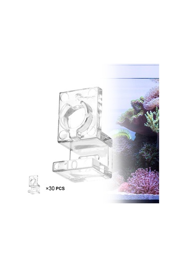 Suntek 30 Parça Balık Tankı Cam Kapak Klipleri Kapağı 10-mm-için