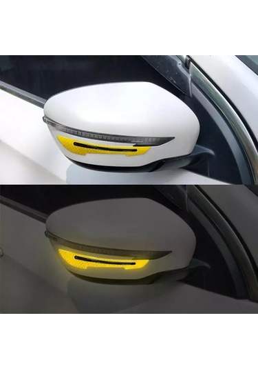 Yan Dikiz AynaSticker Led Sinyal Görünüm Araç Reflektör Sticker15.5x2cm
Sarı