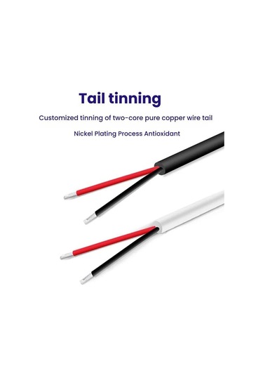 Sones 2 Pin Usb Güç Kablosu 501 Açma Kapama Kontrol Düğmesi Kablosu Led Dolgu Işığı Şeridi Bitki Işığı Güç Kablosu Siyah