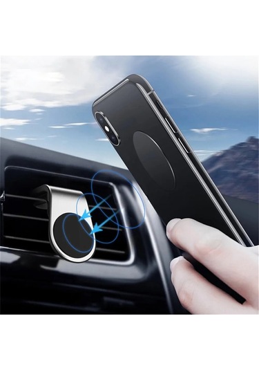 Suofeng Araç Havalandırma Kulesi Manyetik Telefon Tutucu, Kolay Kurulum, Güçlü Manyet, Sürdürülebilir Tutuş, Abs Malzeme, Altın Renk