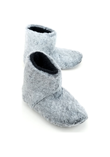 Gezer Erkek Kışlık Sessiz Taban Ev Panduf Bot Ga7kte.03430.01.v32.0c Gri