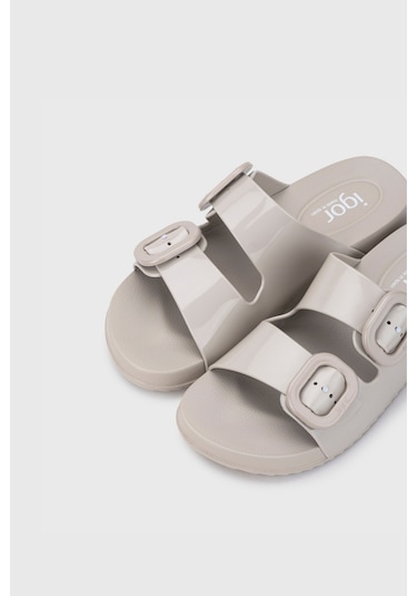 Igor Habana Brillo Kum Rugan Kadın Terlik S10334-100 Kum Beji Bej