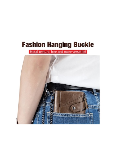 Bull Captaın Deri Üç Katlı Fermuarlı Erkek Cüzdan Siyah