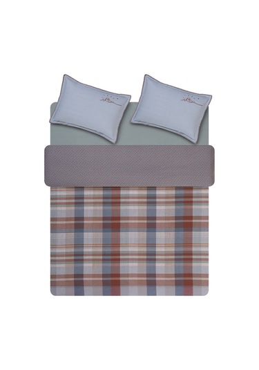 Puffy Haus Çift Kişilik Ranforce Nevresim Takımı - Mavi MAVI