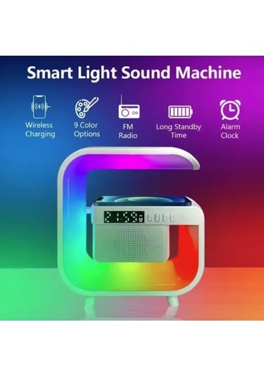 Novahub Kablosuz Müzik İstasyonu Ve Aydınlatma, Alarm Ve Zaman Göstergesi, Şarj Lambası